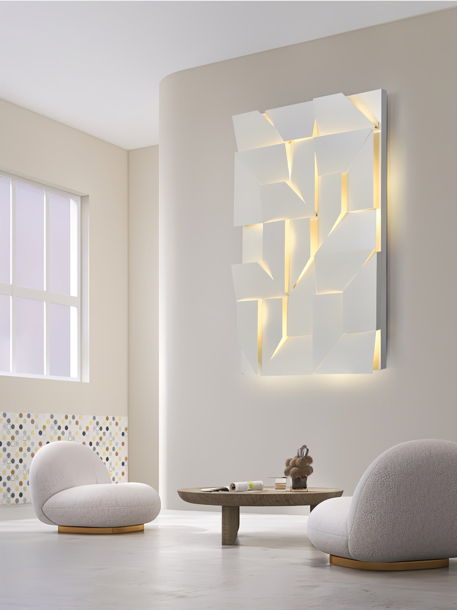 Kelsey Applique Murale Shadows Grand Sconce - Neutralighting