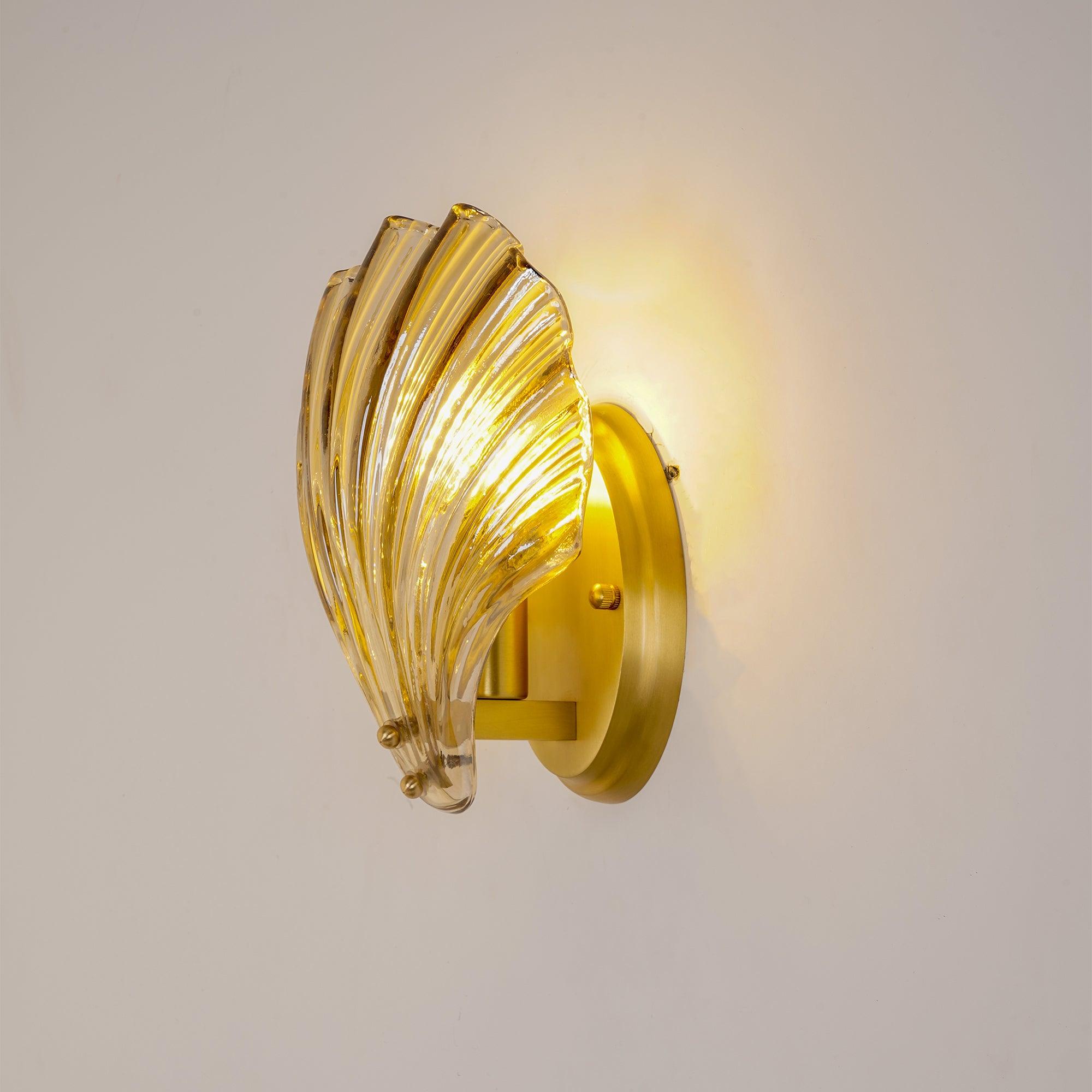 Respected Applique Murale en Verre et Laiton Premium - Neutralighting
