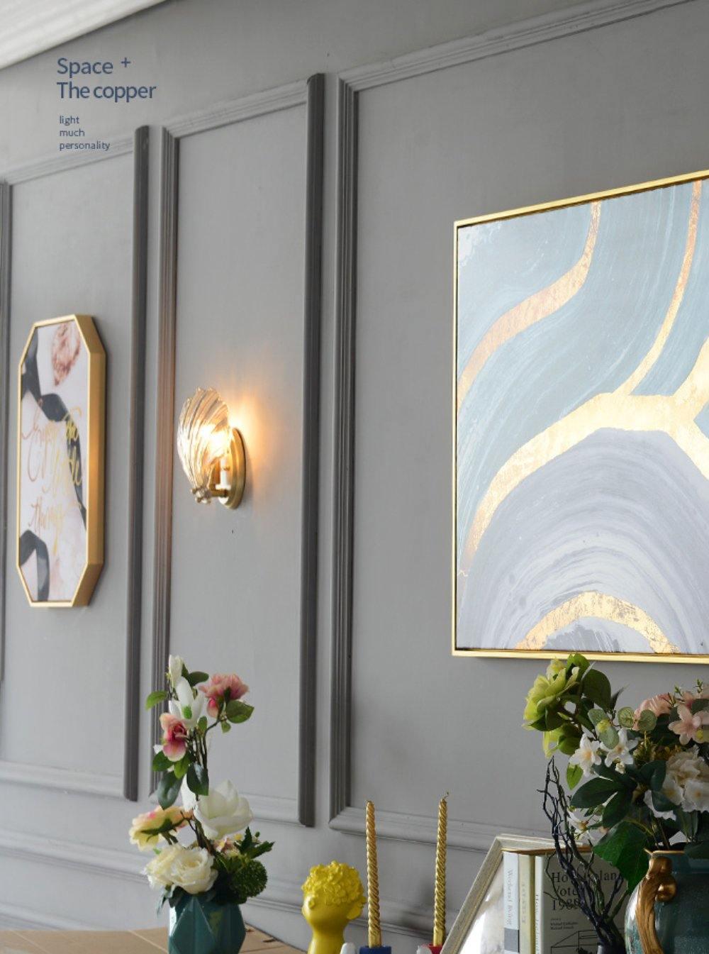 Respected Applique Murale en Verre et Laiton Premium - Neutralighting