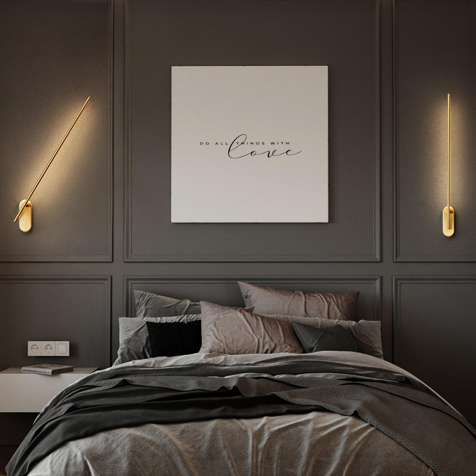 Marissa Applique Murale Bâton Laiton - Neutralighting