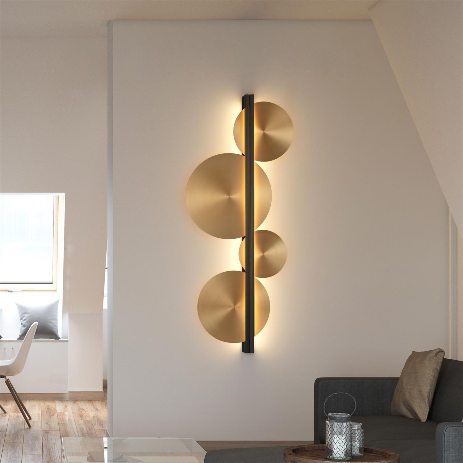Lustra Applique Murale Dorée Circulaire Sculpturale - Neutralighting