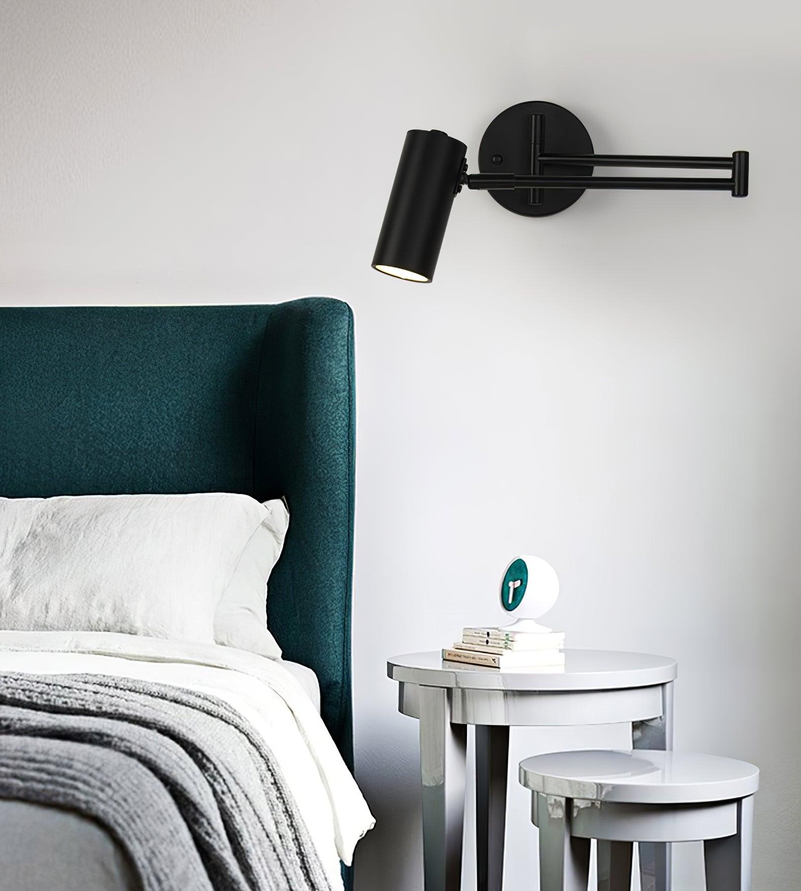 Lustra Wall Sconce Brass Swing Arm Adjustable - Letslighting