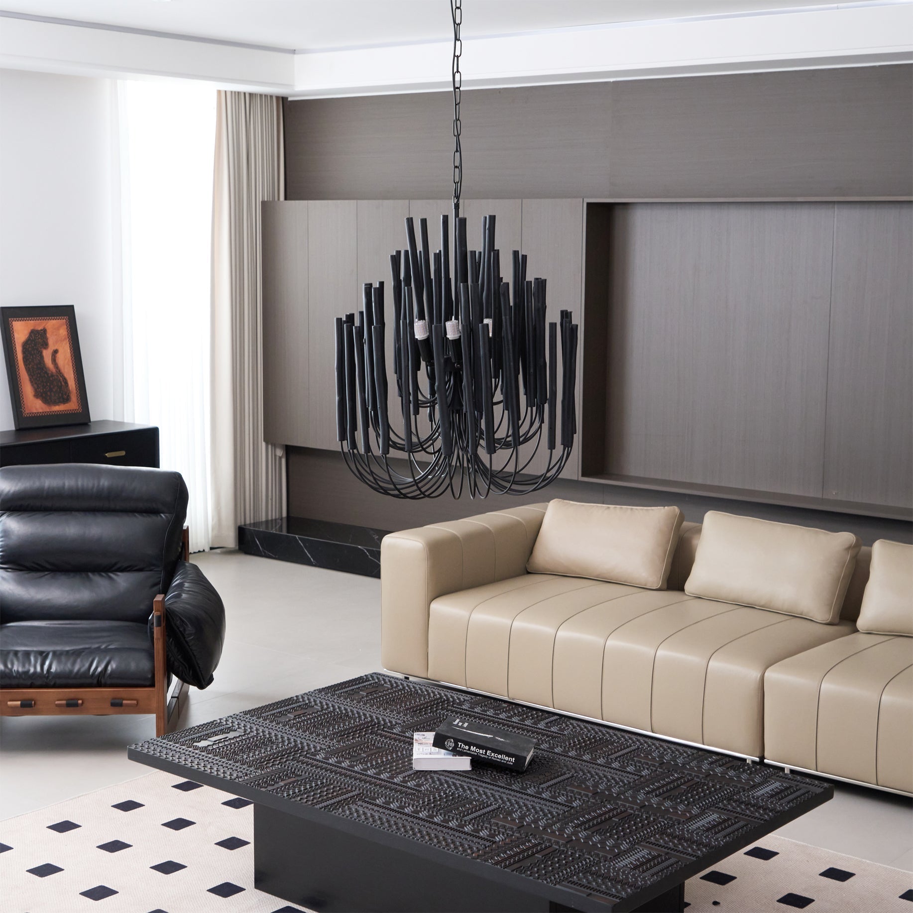 Nyphaiel Postmodern Luxury Wood Chandelier - Letslighting