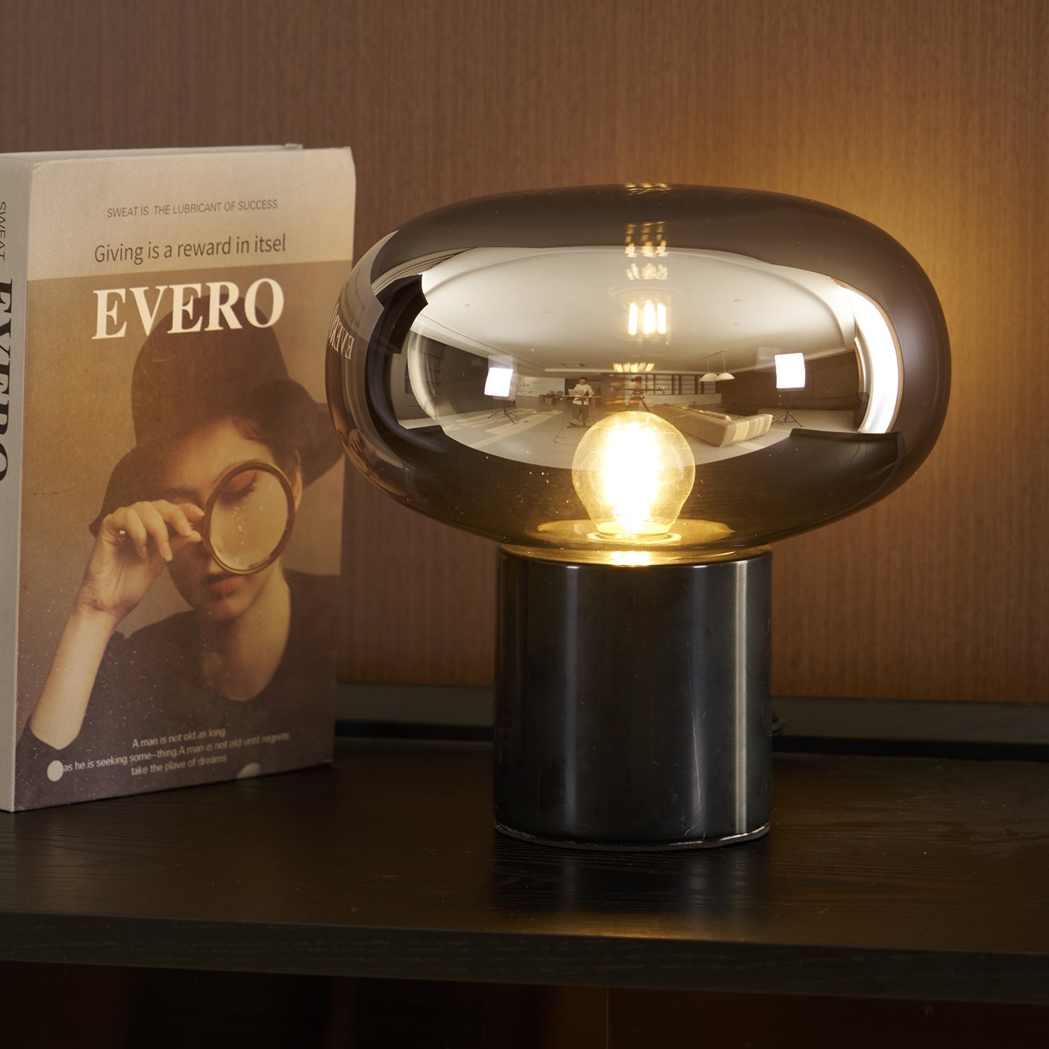 Rova Marble Industrial Table Lamp - Letslighting