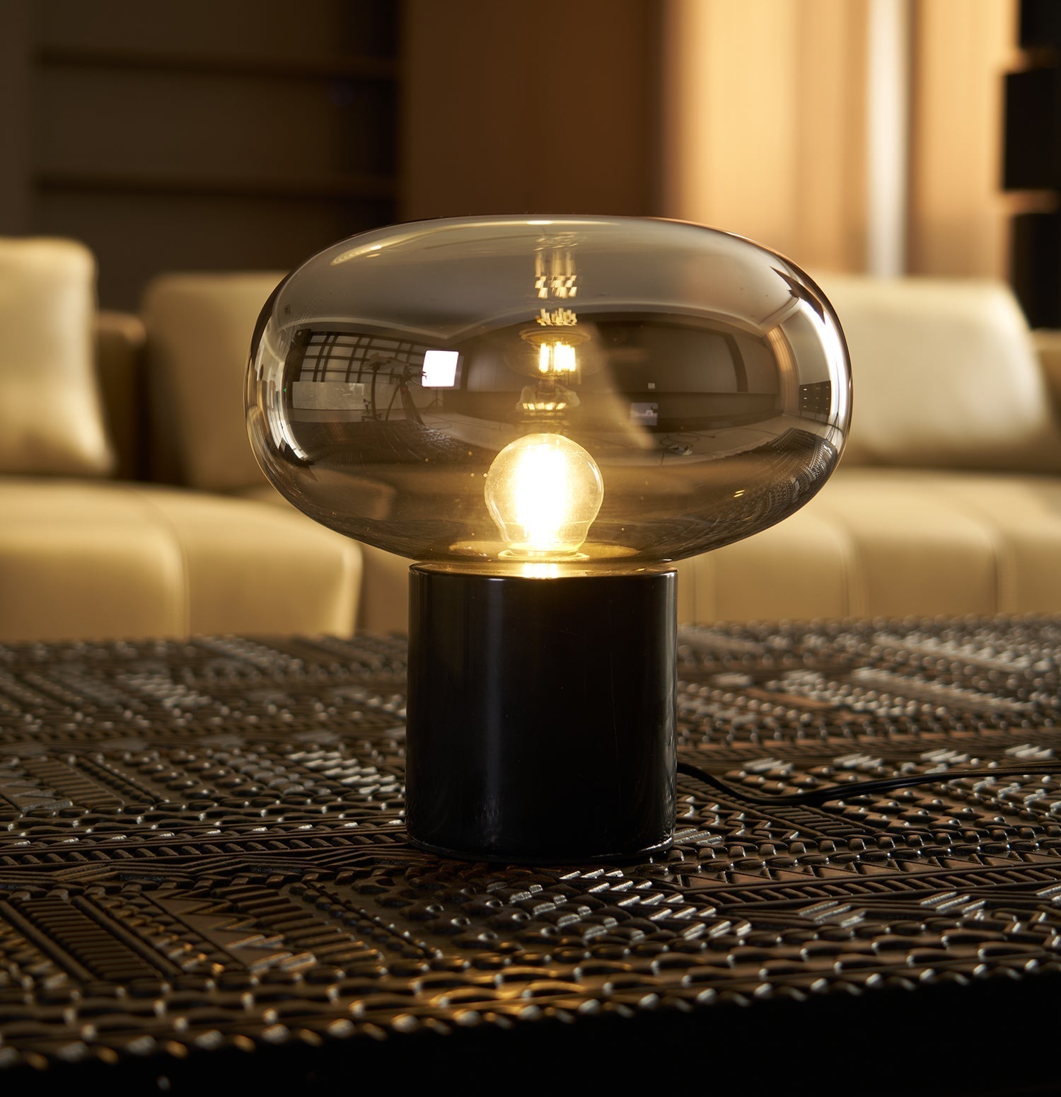 Rova Marble Industrial Table Lamp - Letslighting