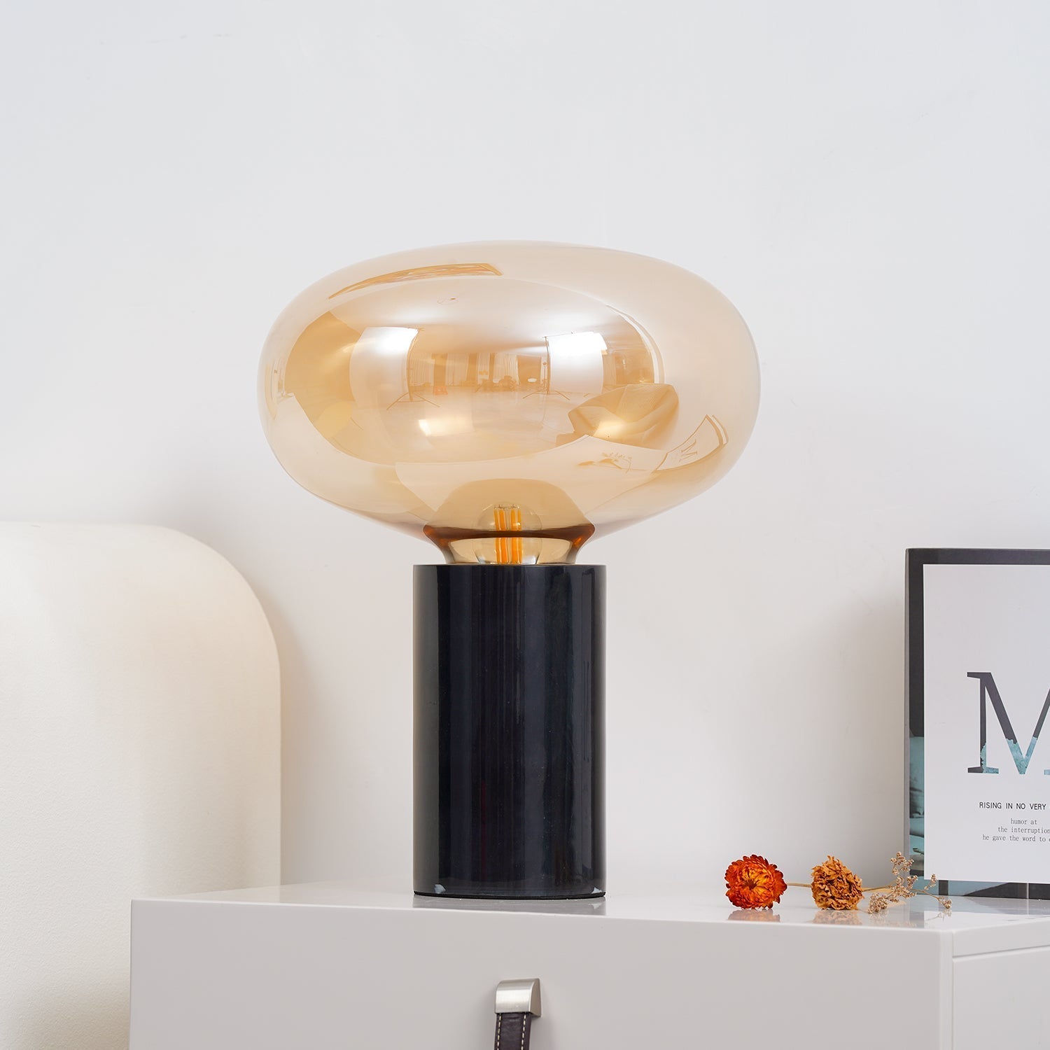 Rova Marble Industrial Table Lamp - Letslighting