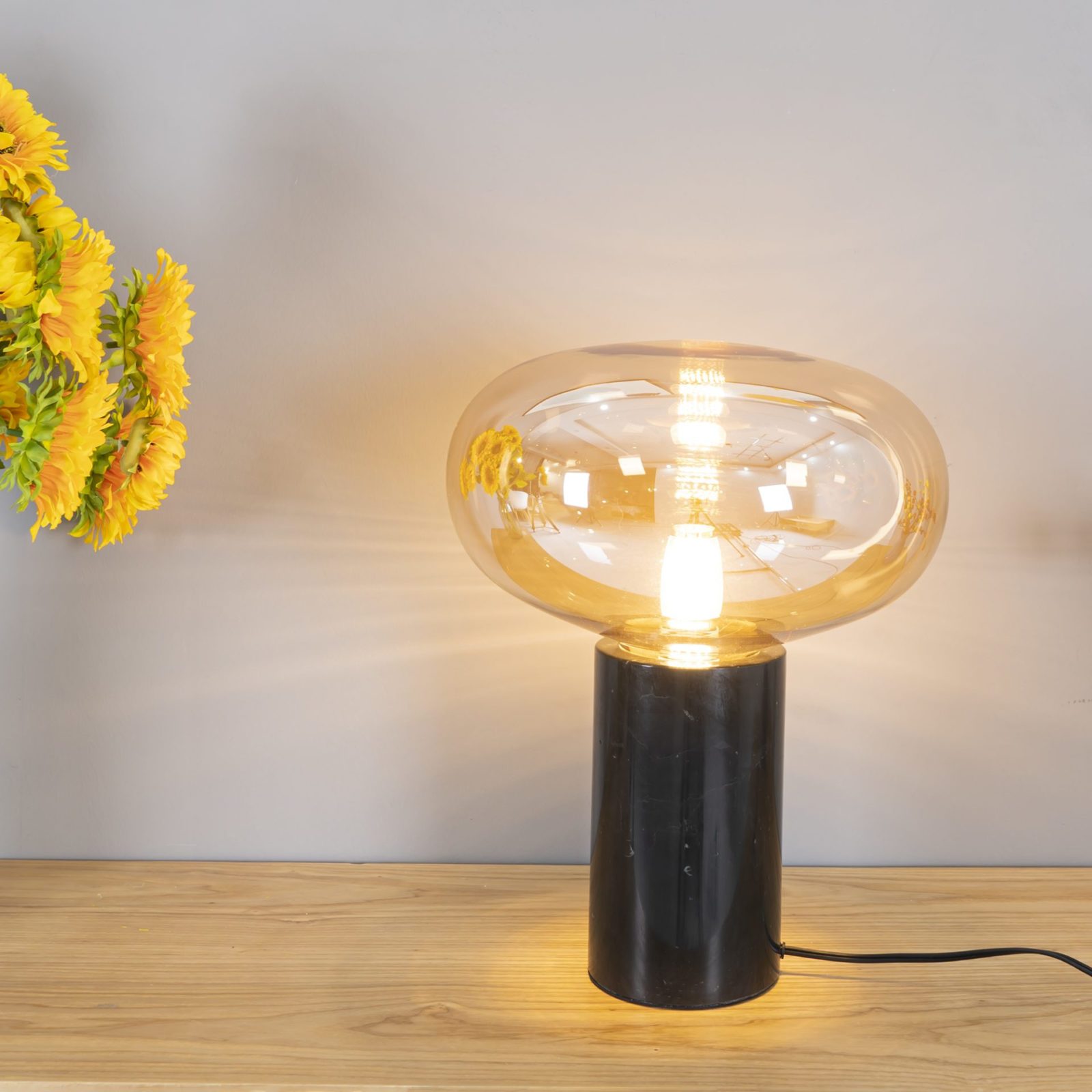 Rova Marble Industrial Table Lamp - Letslighting