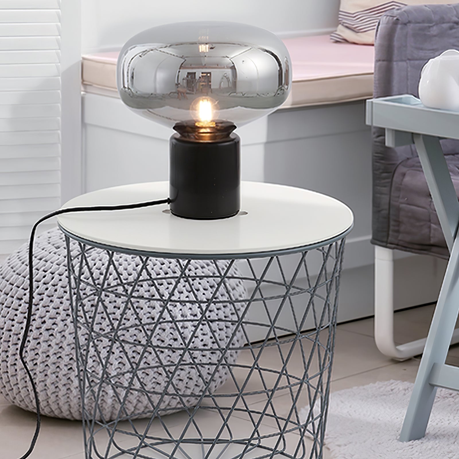 Rova Marble Industrial Table Lamp - Letslighting