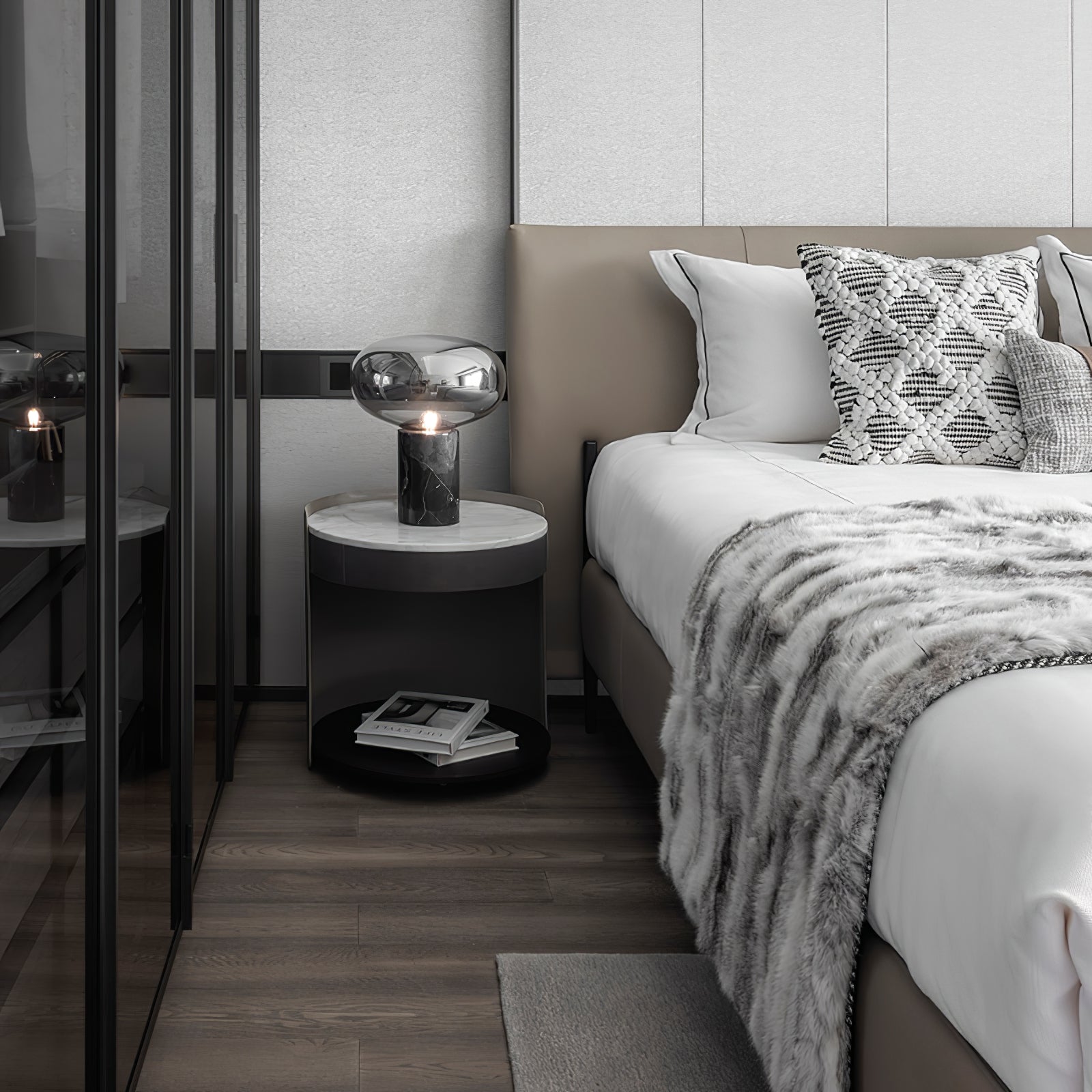 Rova Marble Industrial Table Lamp - Letslighting