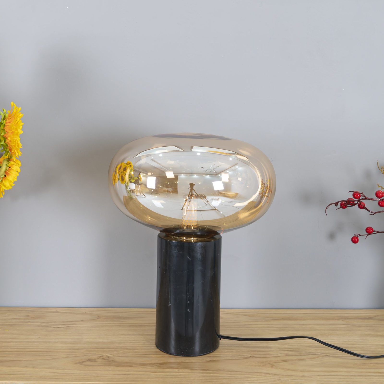 Rova Marble Industrial Table Lamp - Letslighting
