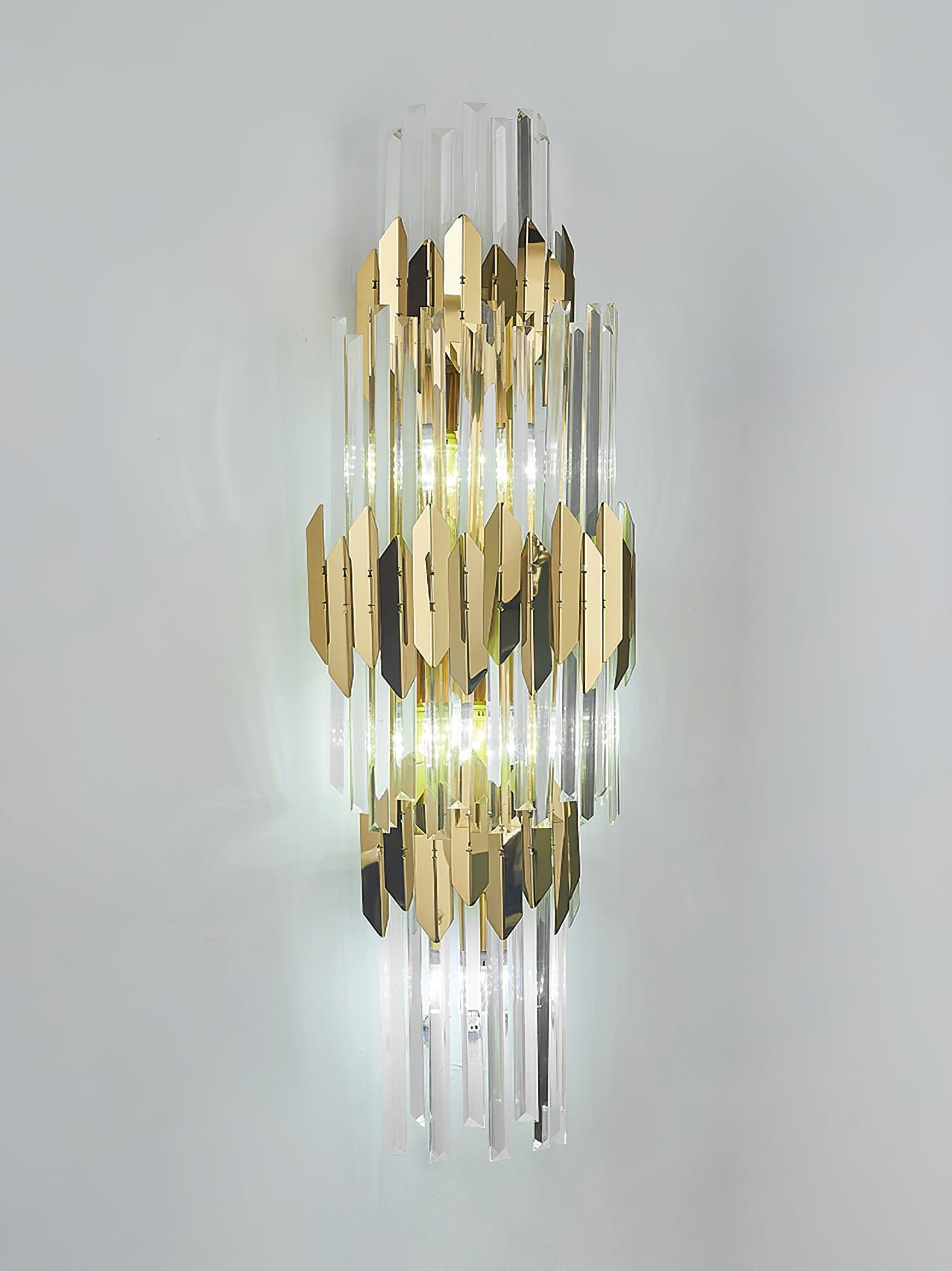 Abrahamson Nordic Art Trois Couches Cristal Luminaire Mural - Neutralighting