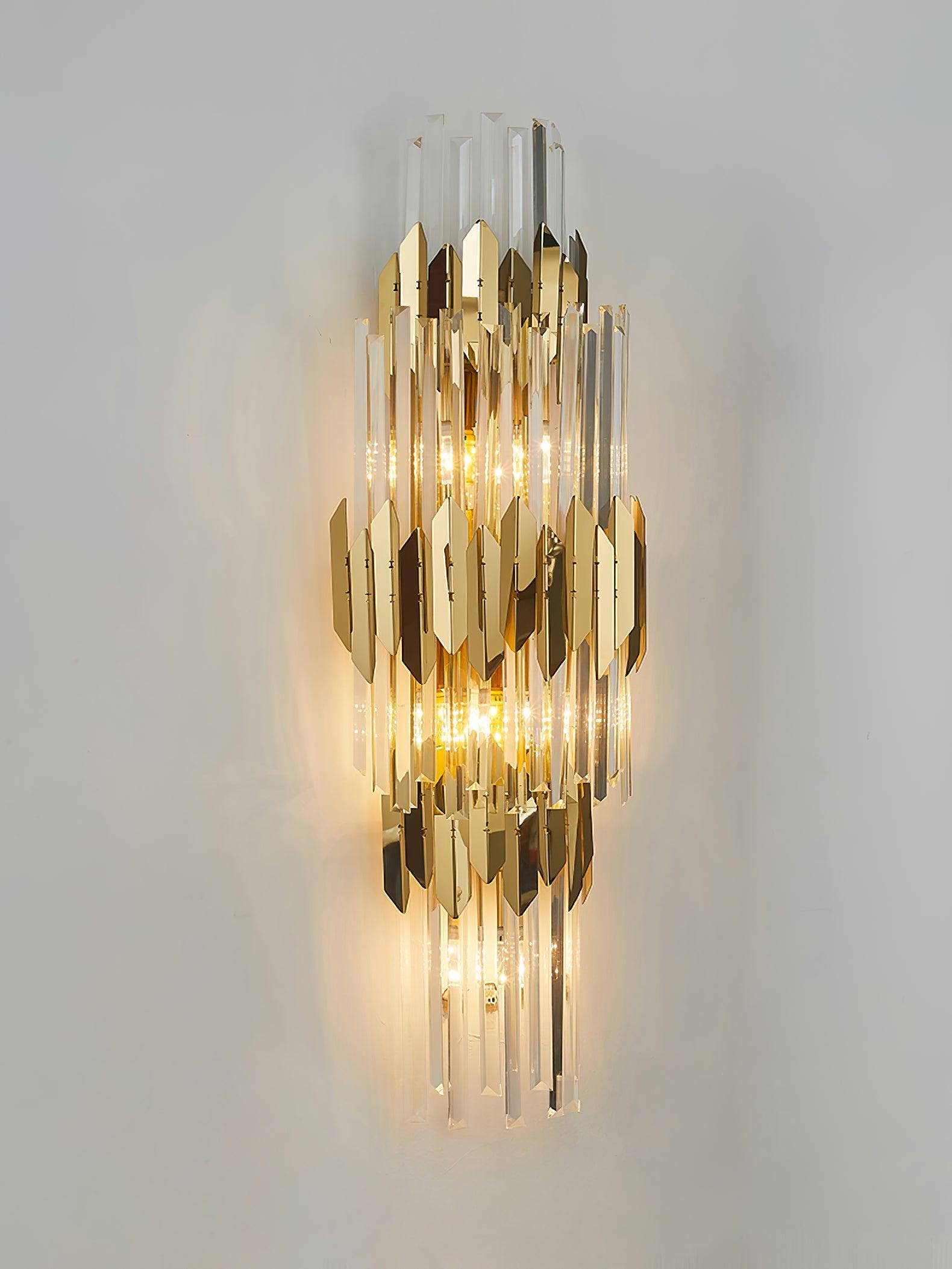 Abrahamson Nordic Art Trois Couches Cristal Luminaire Mural - Neutralighting