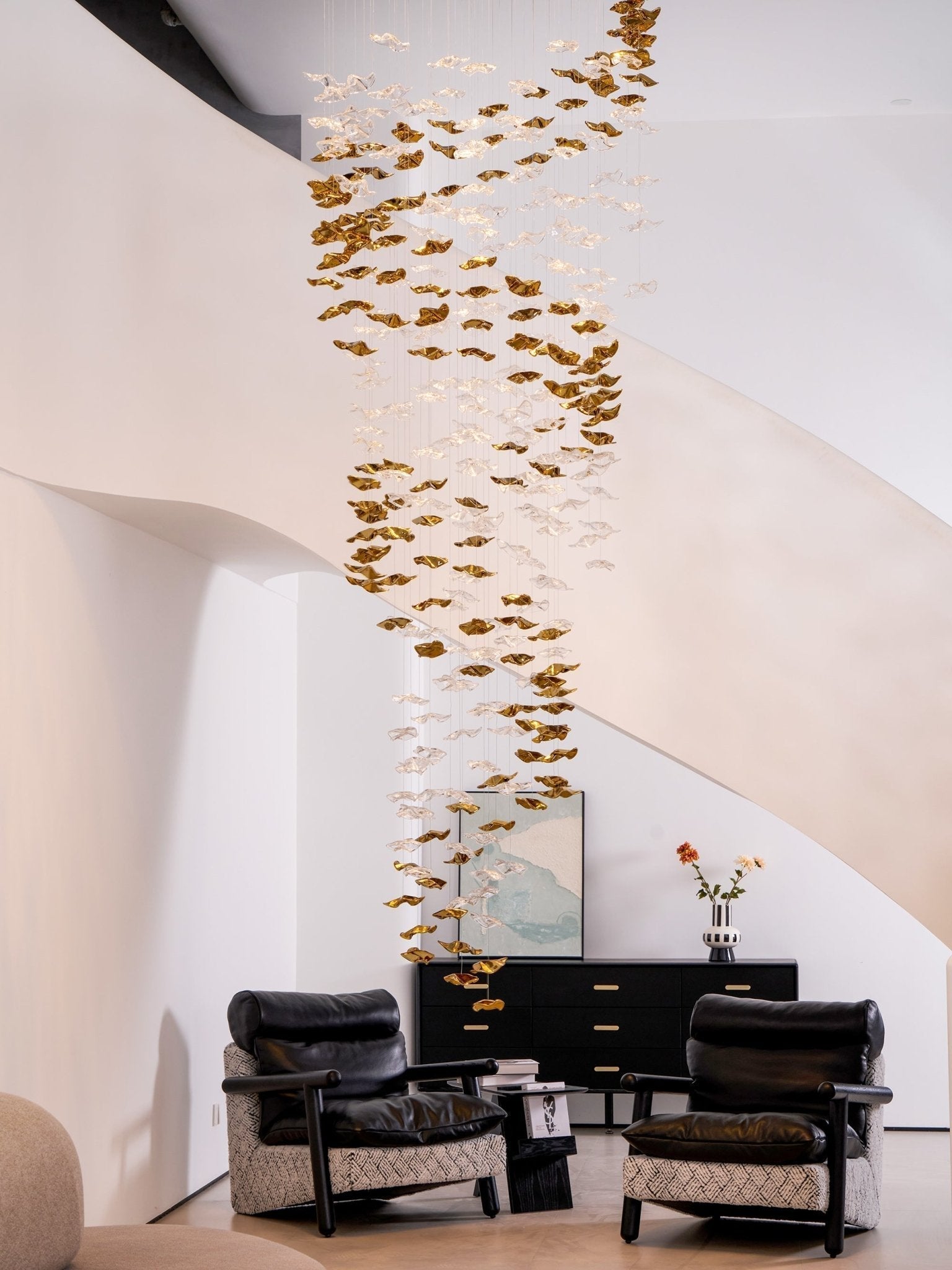 Vecarisra Luxury Tidal Art Glass Pendants Lamp - Letslighting