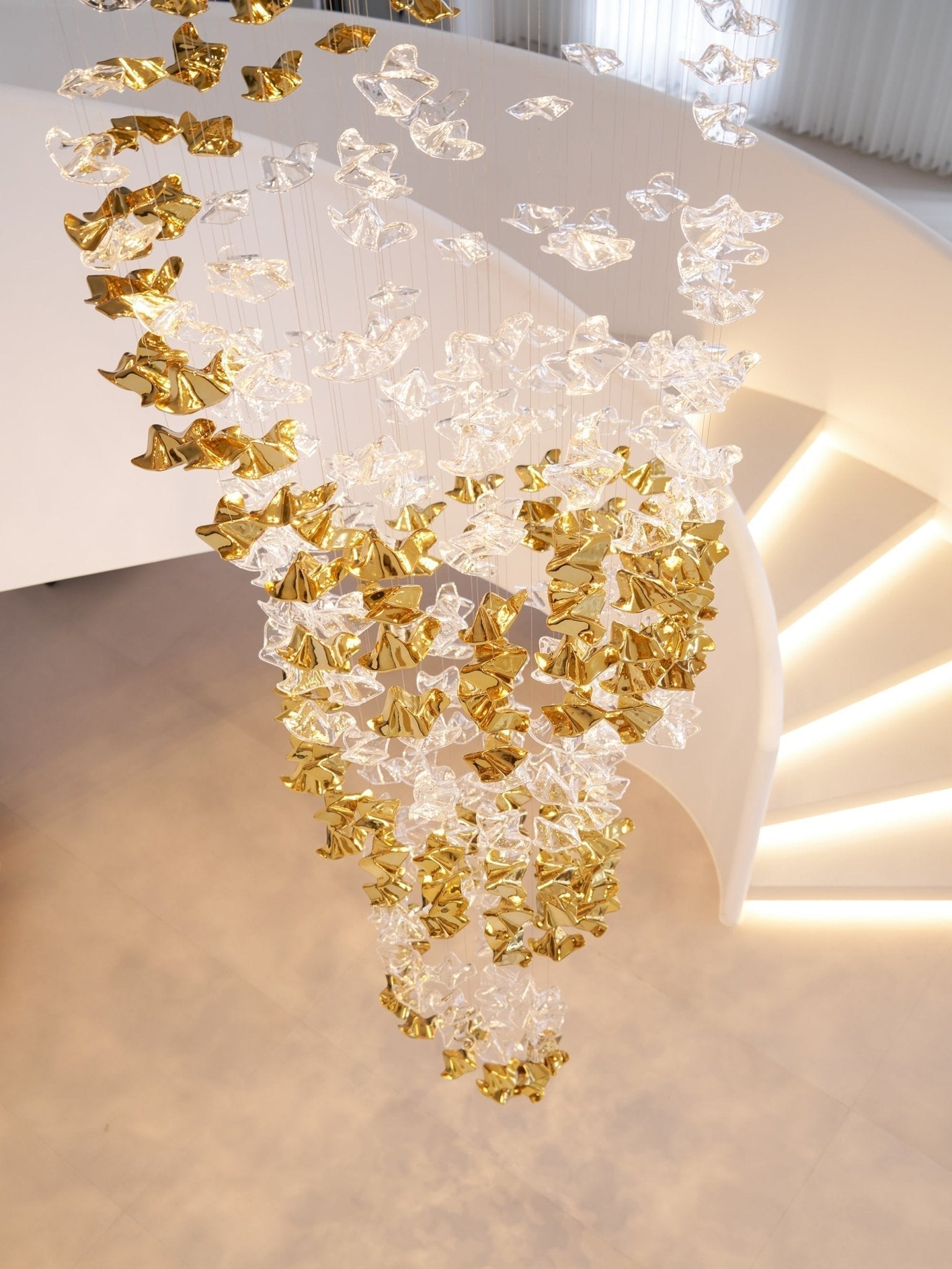 Vecarisra Luxury Tidal Art Glass Pendants Lamp - Letslighting