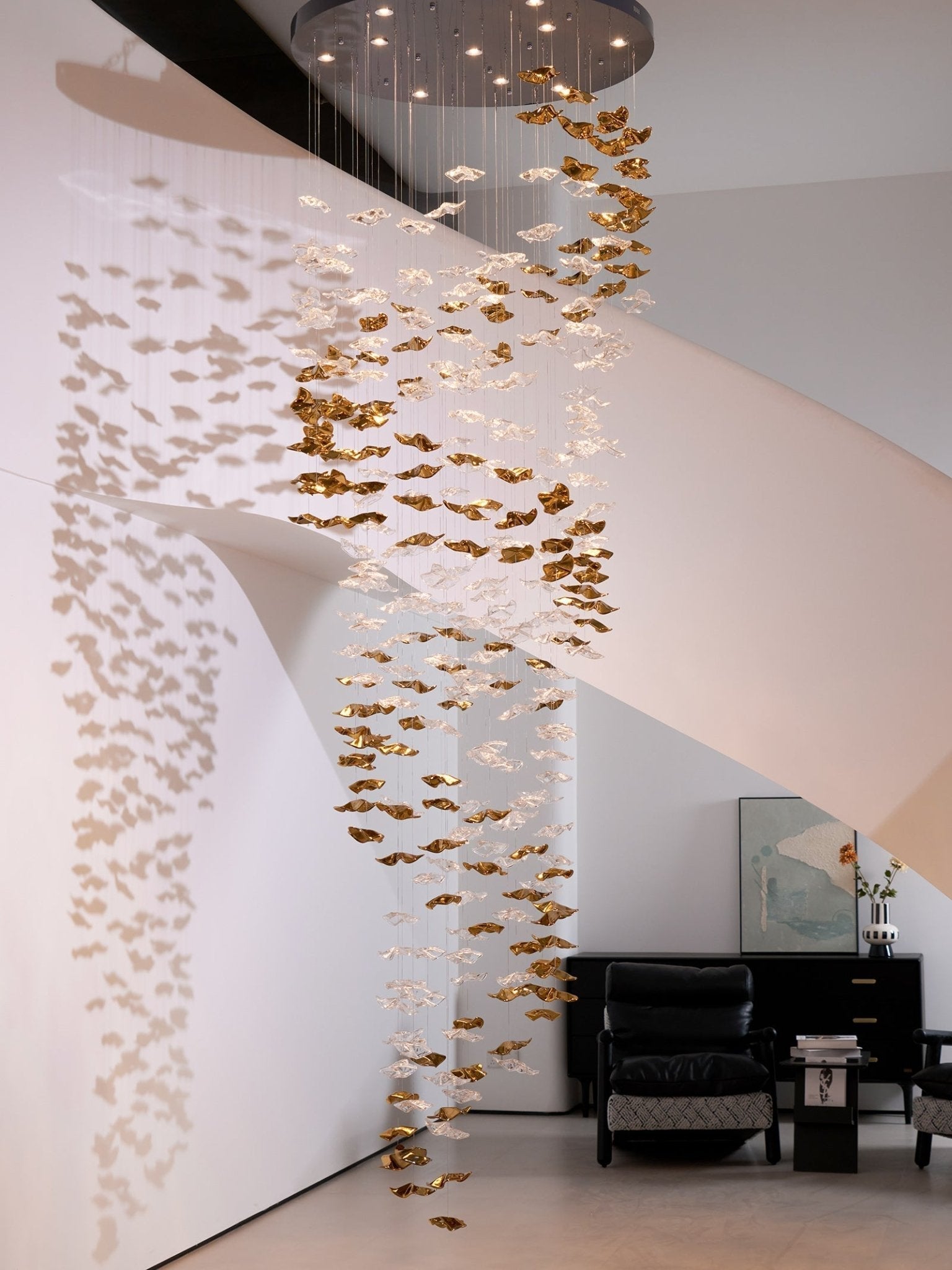 Vecarisra Luxury Tidal Art Glass Pendants Lamp - Letslighting