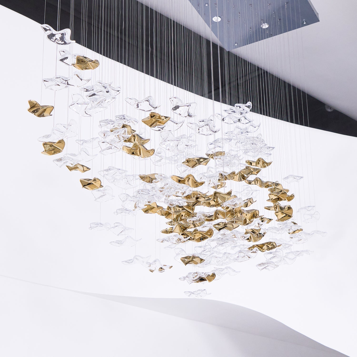 Vecarisra Luxury Tidal Art Glass Pendants Lamp - Letslighting