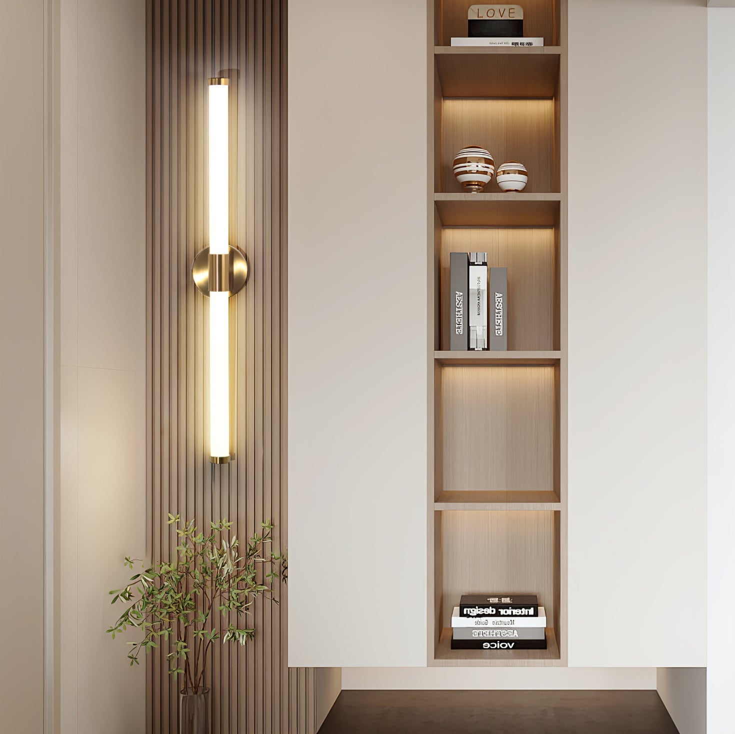 Cecarir Applique Murale LED Linéaire Art Tubo - Neutralighting