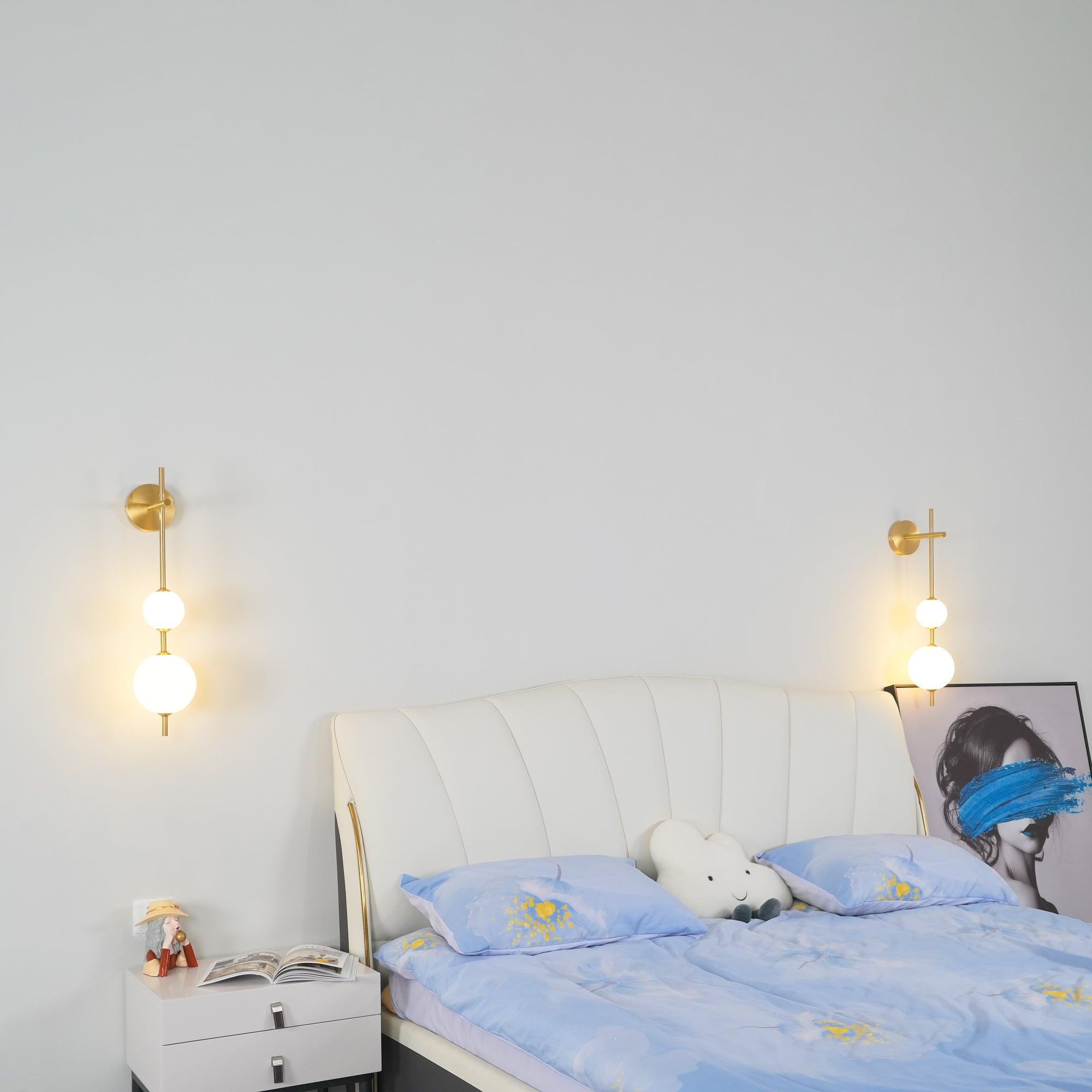 Ilraeia Vertical Globe Plug-in Wall Lamp - Neutralighting