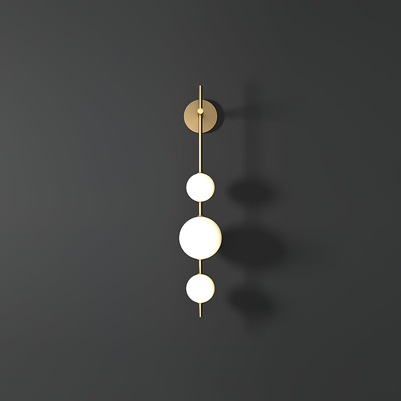 Ilraeia Vertical Globe Plug-in Wall Lamp - Neutralighting