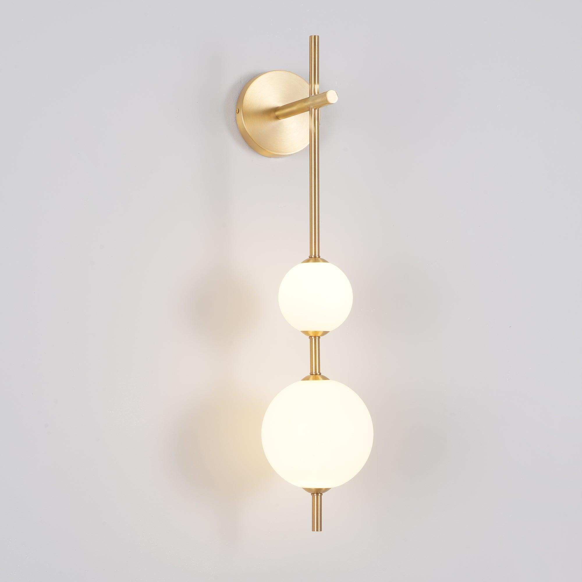 Ilraeia Vertical Globe Plug-in Wall Lamp - Neutralighting
