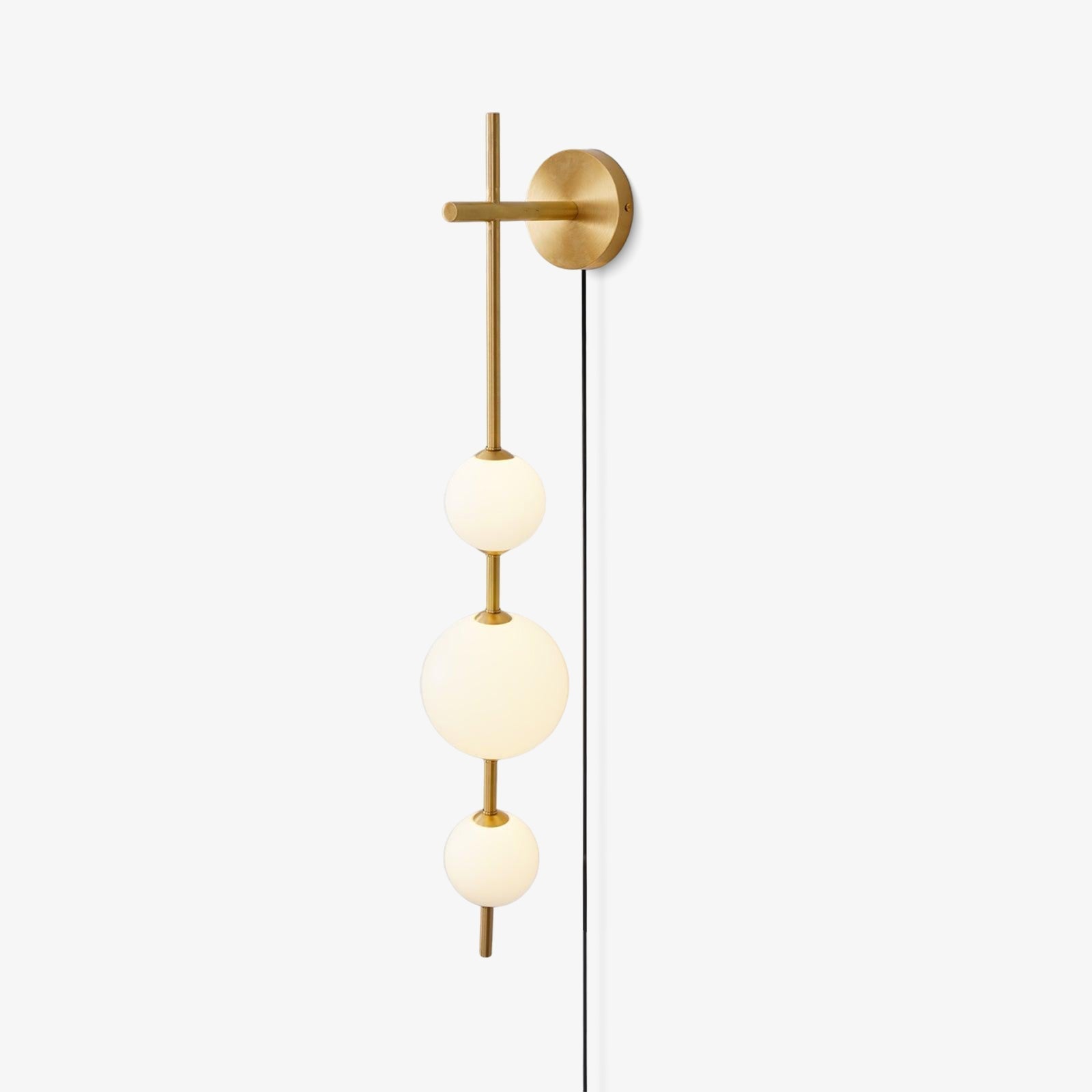 Ilraeia Vertical Globe Plug-in Wall Lamp - Neutralighting
