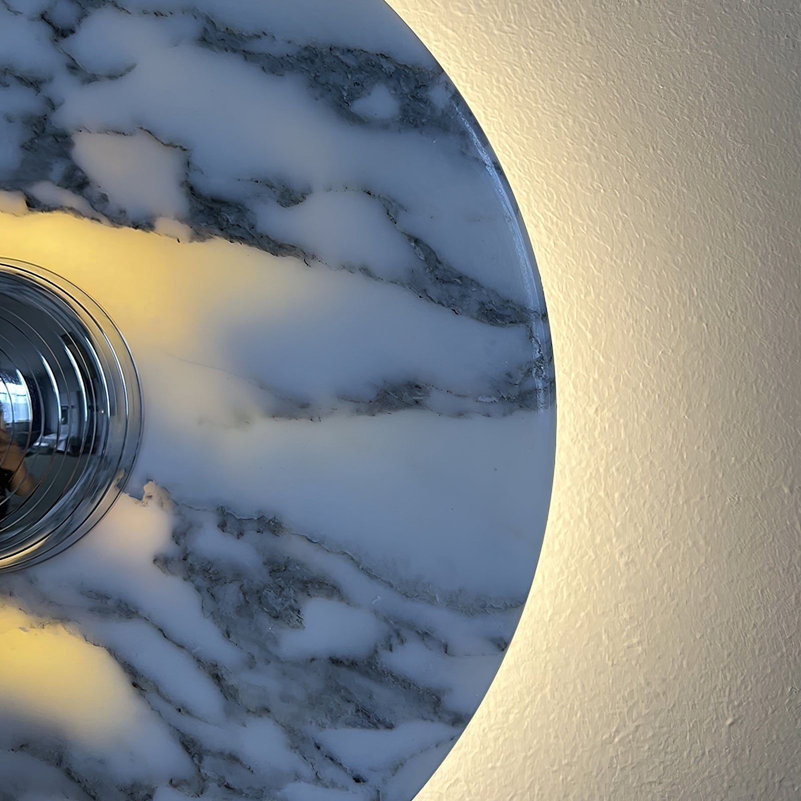 Sfera Applique Murale Moderne LED Disque en Marbre - Neutralighting