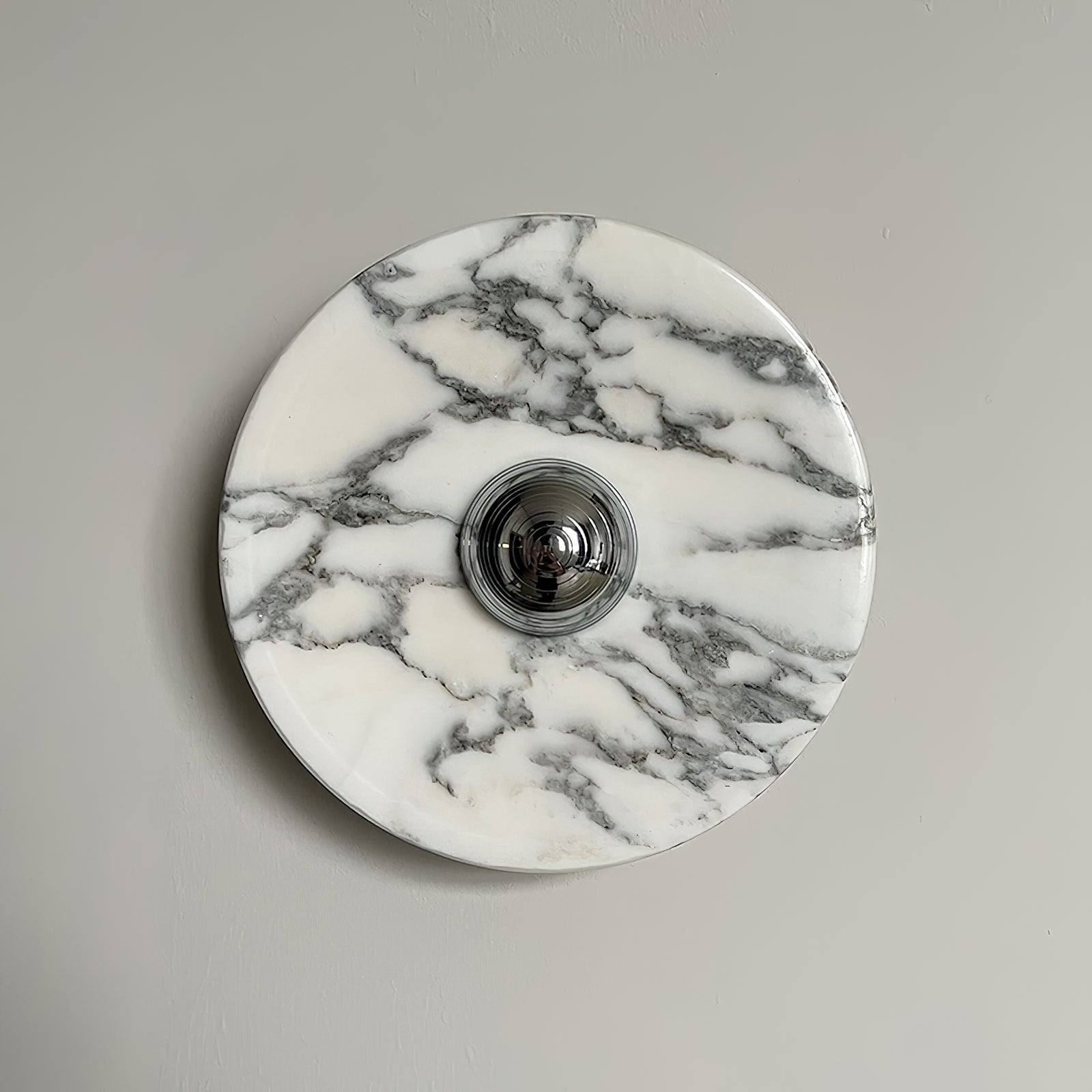 Sfera Applique Murale Moderne LED Disque en Marbre - Neutralighting