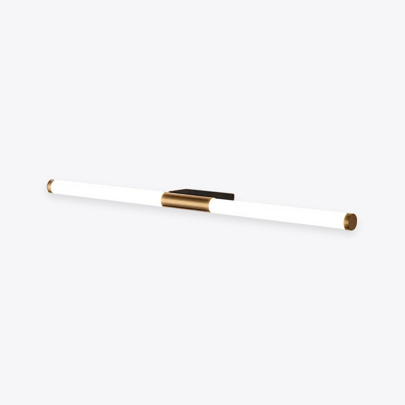 Arisha Minimalist Linear Metal Wall Lamp, Gold