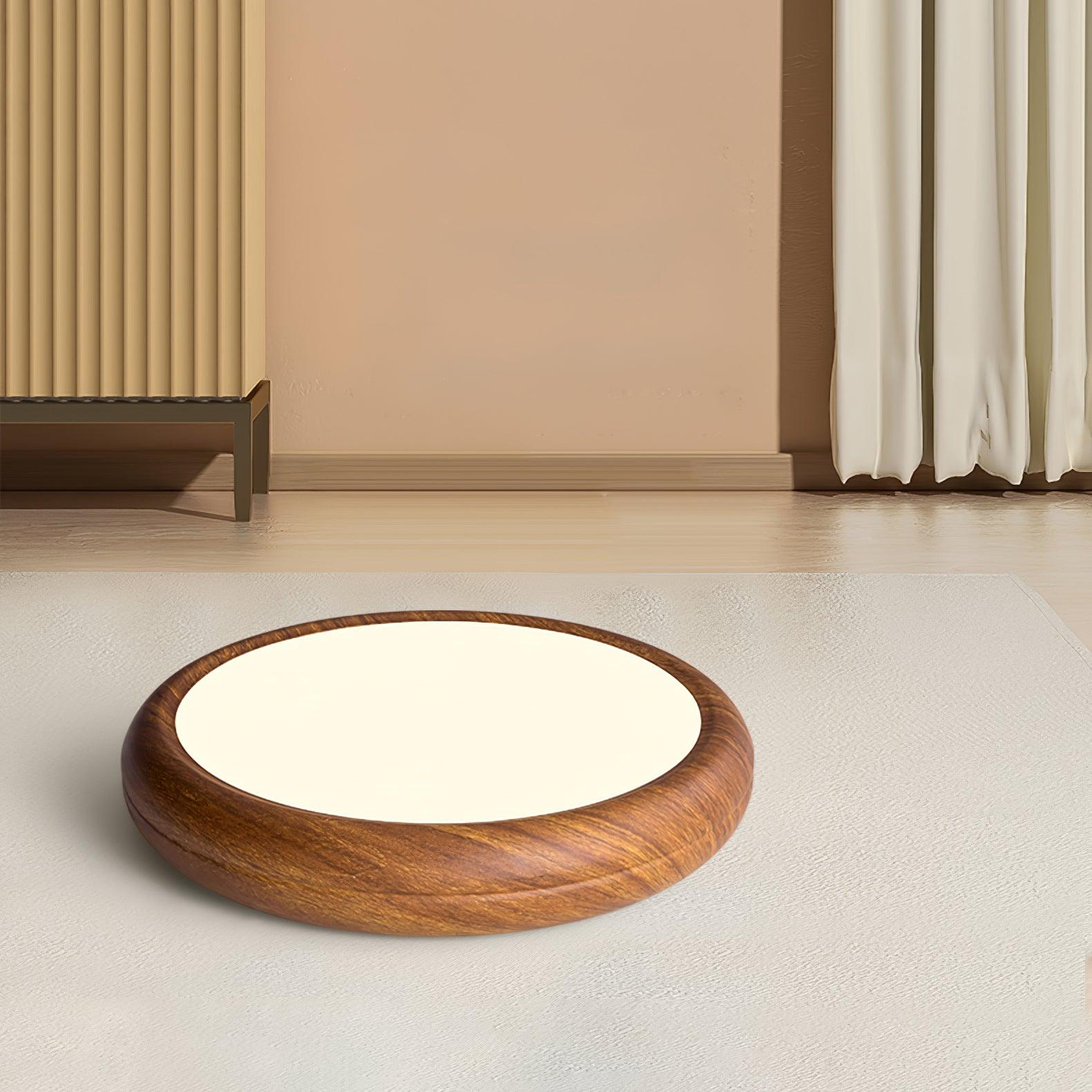 Orbis Wood Wood Grain Round Ceiling Light - Neutralighting