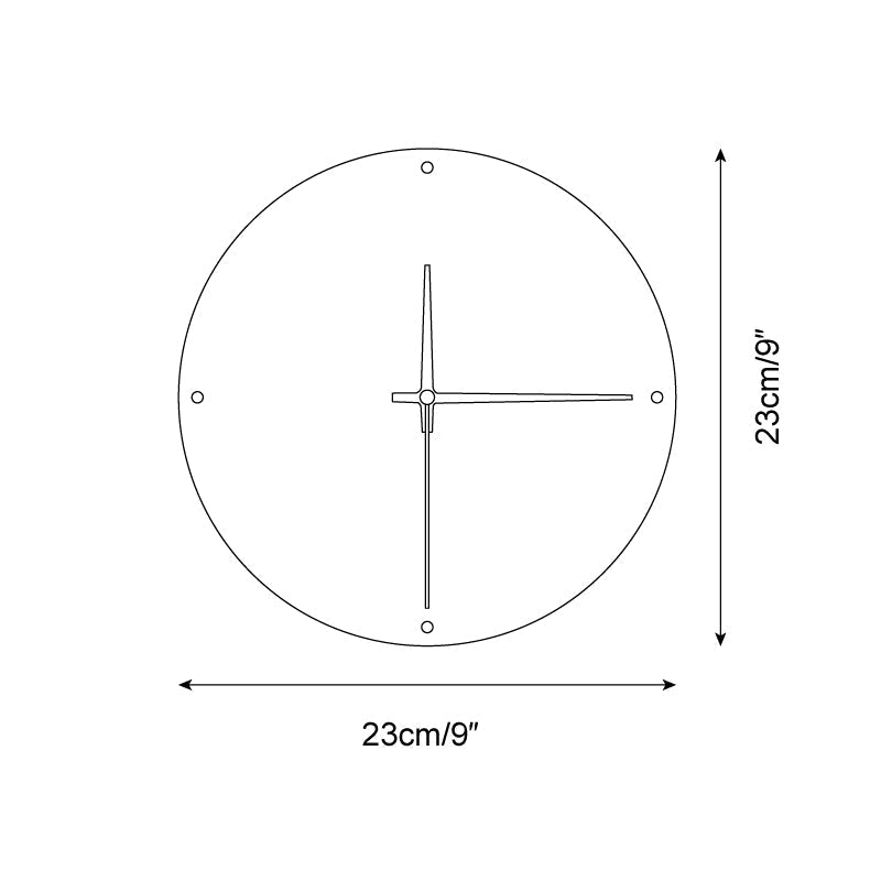 Wall Lamp Travertine Clock with Modern Minimalist Style Natural - Letslighting