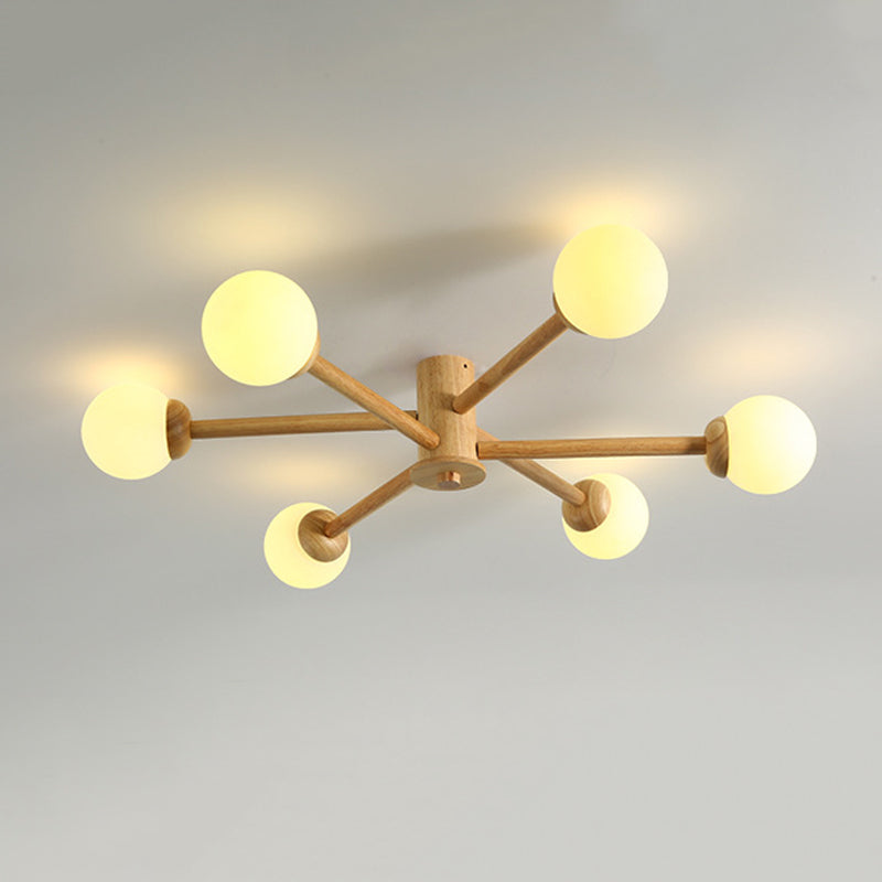 Muto Ceiling Light, Dimmable 6/8 Head