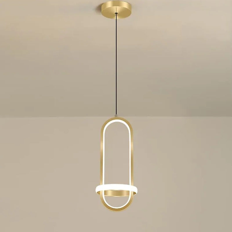 Arisha Modern Minimalist LED Ring Pendant Light Bedsides
