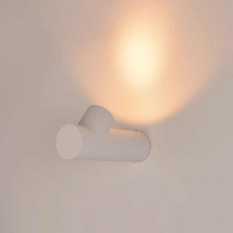 Ray Modern Waterproof Outdoor Wall Lighting, White & Black