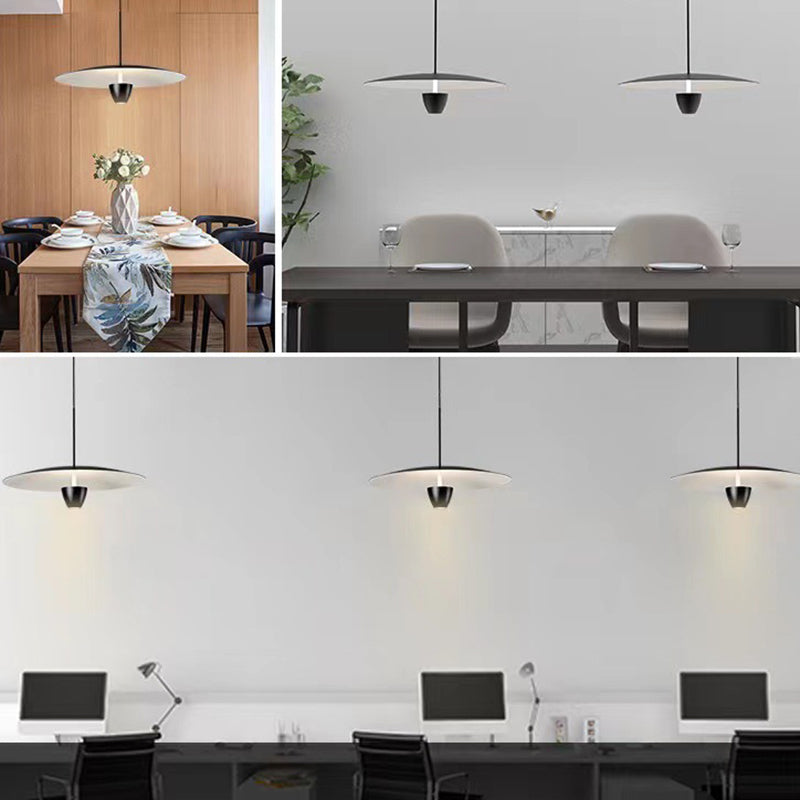 Arisha Modern Nordic  Cluster  Pendant Light, Black  Hat Shape