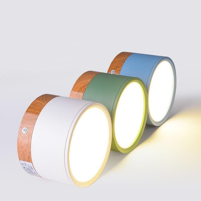 Valentina Modern Cylindrical Metal/Acrylic Flush Mount Ceiling Light