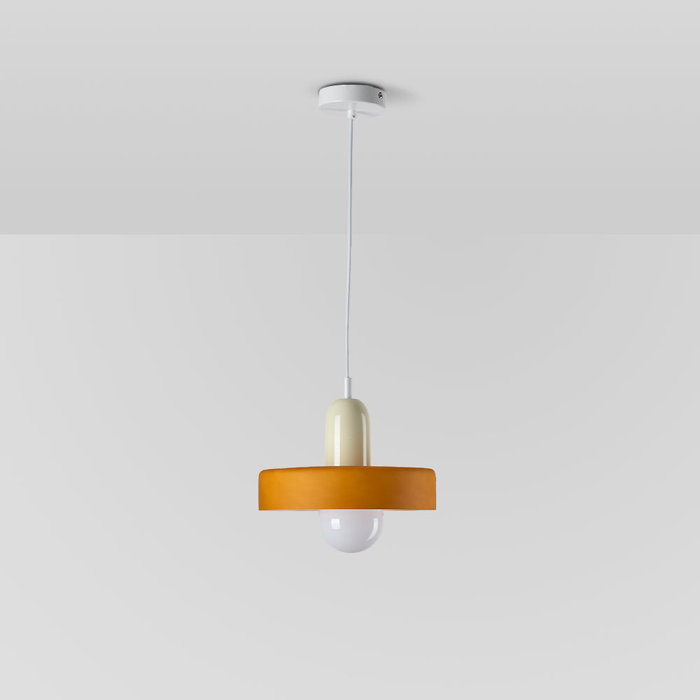Valentina Vintage LED Glass Pendant Light, Multicolor
