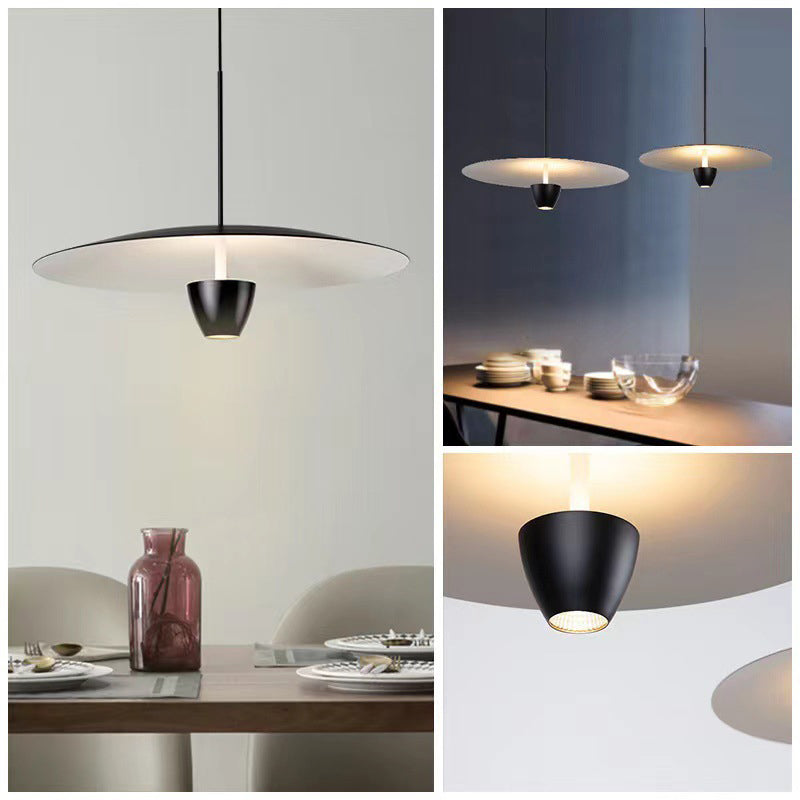 Arisha Modern Nordic  Cluster  Pendant Light, Black  Hat Shape
