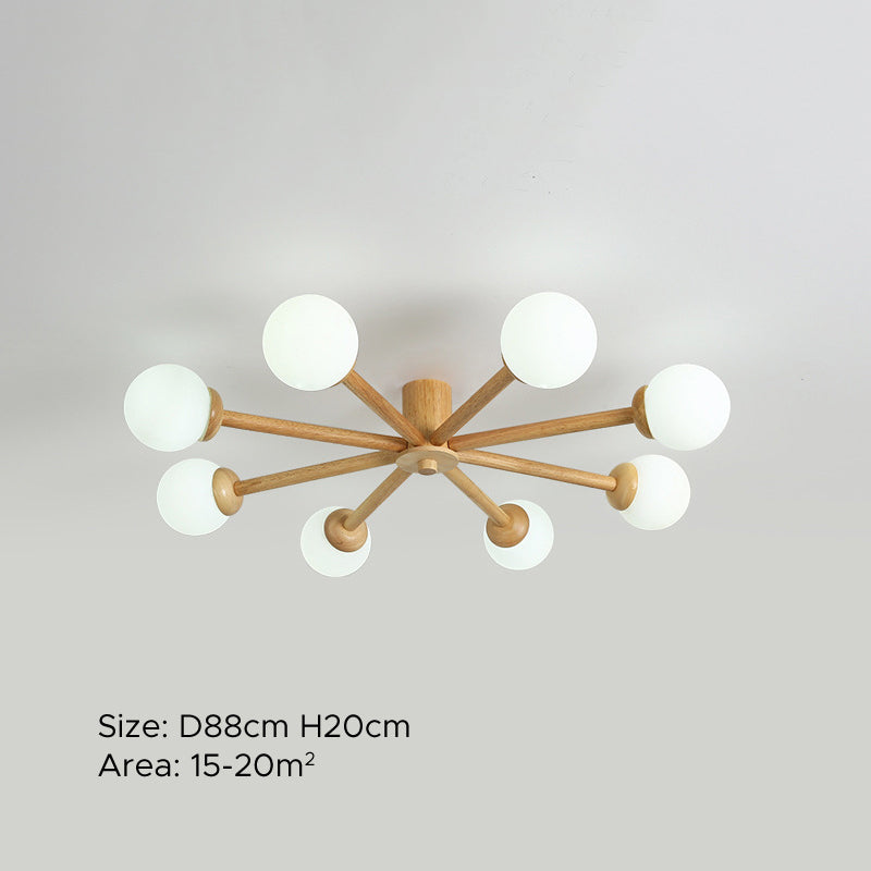Muto Ceiling Light, Dimmable 6/8 Head