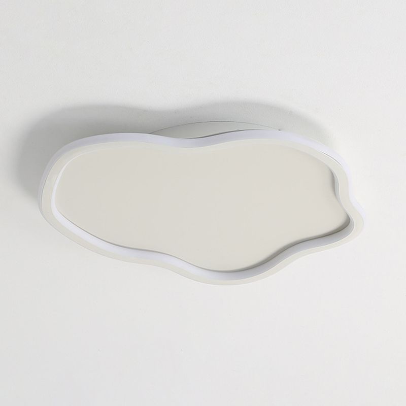 Arisha Modern Metal/Acrylic Flush Mount Ceiling Lights, White/Black