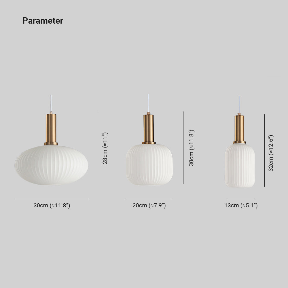 Valentina Morden Bubble Glass Pendant Light, White, Bedroom