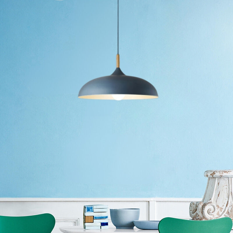 Aria  Modern Pendant Light Dome Macaron  Dining Room