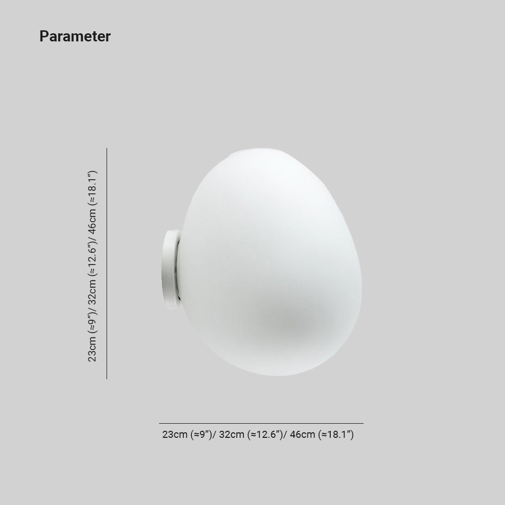 Valentina Design Geometric Glass Vanity Wall Light, White