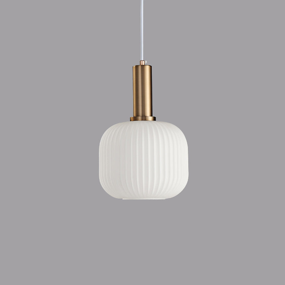Valentina Morden Bubble Glass Pendant Light, White, Bedroom
