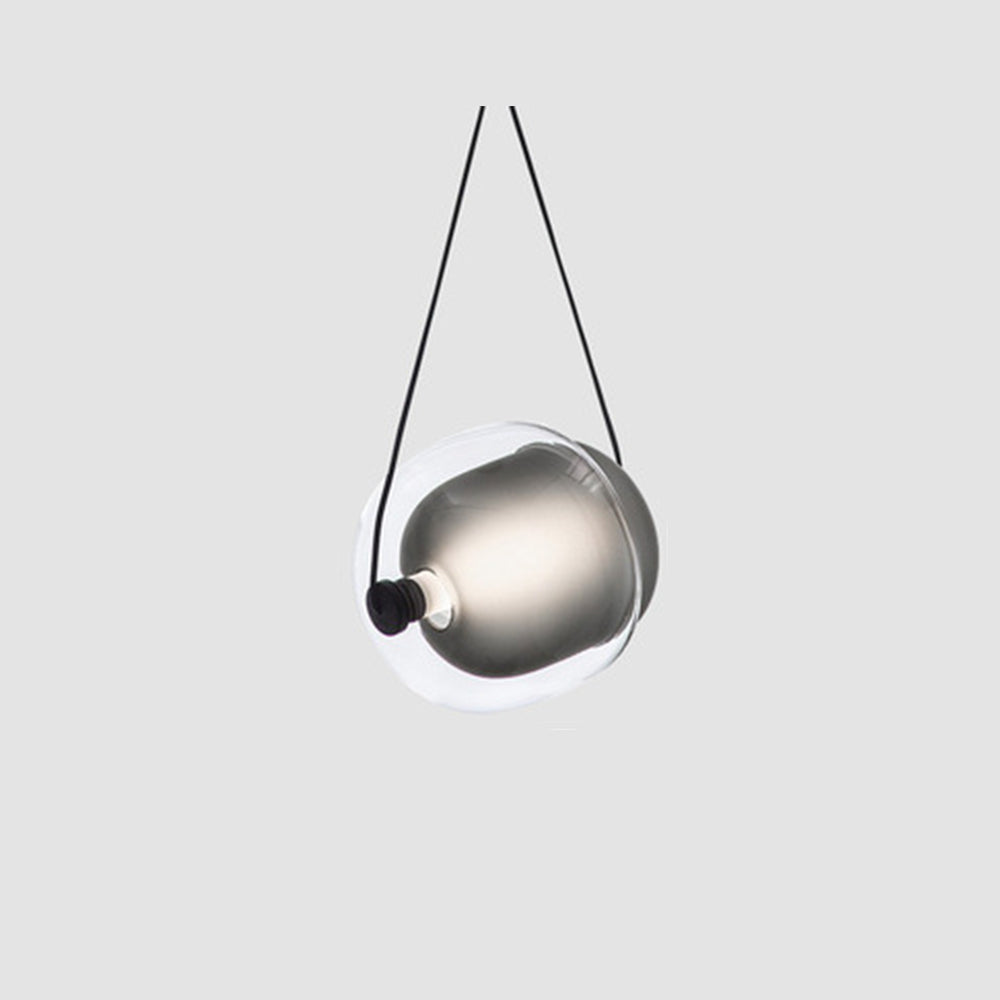 Valentina Modern Bubble Glass Pendant Light, Blue/Yellow/Pink/Smoky Grey/White/Clear
